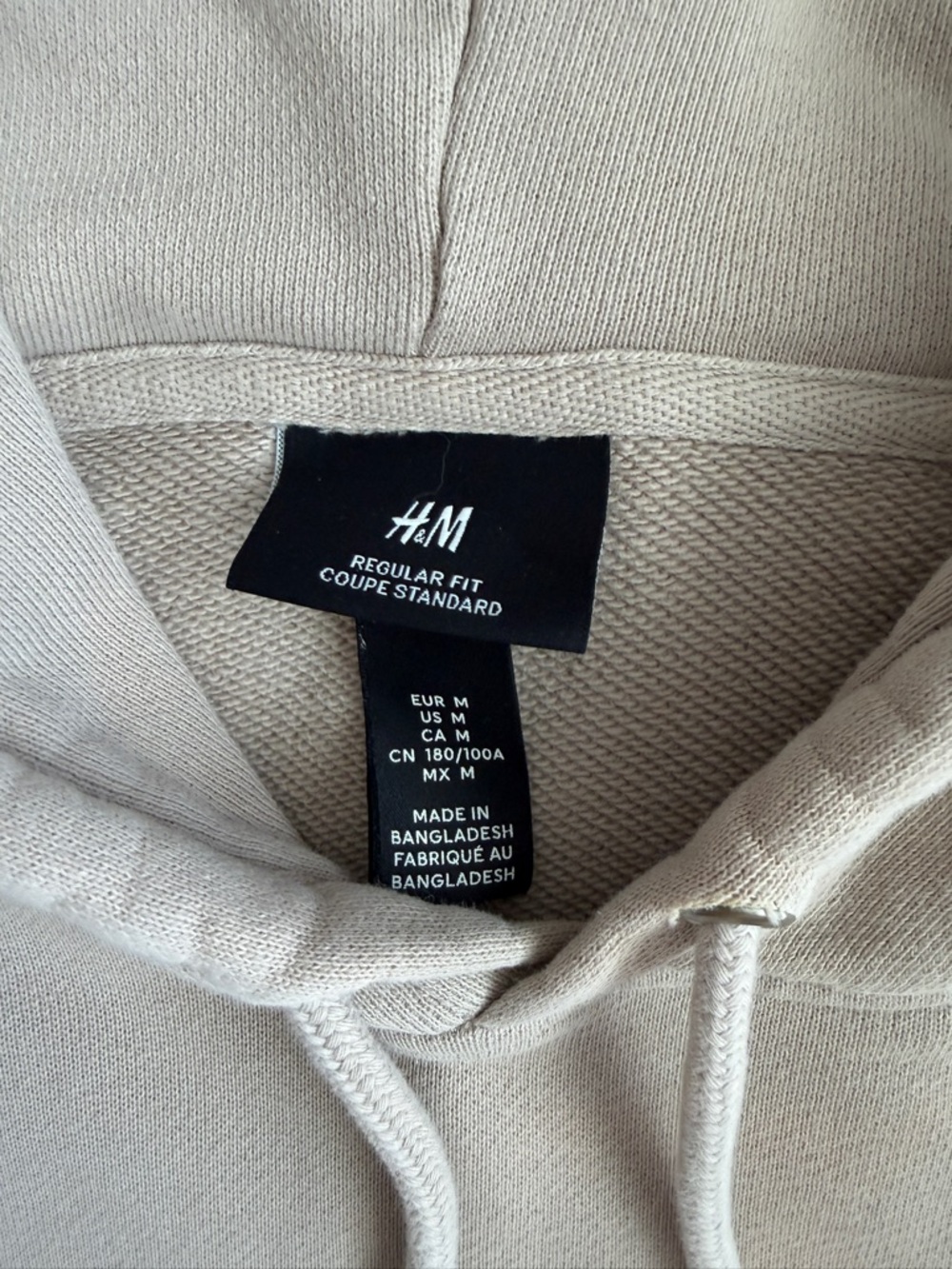 H&M Cream Pullover Hoodie - Picture 3 of 5